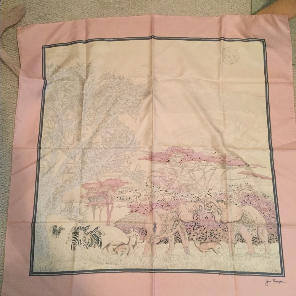 New Jim Thompson safaris scarf $255
